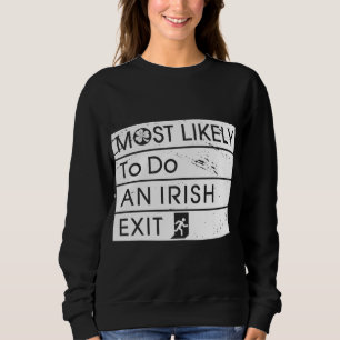 Sudadera Lo más divertido es hacer un shamro irlandés de sa