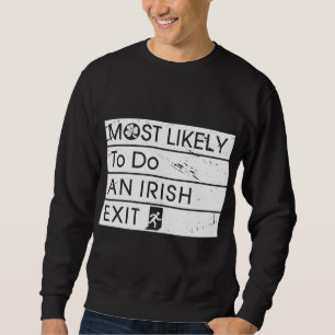 Sudadera Lo más divertido es hacer un shamro irlandés de sa