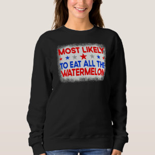 Sudadera Lo Más Probable Es Comer Toda La Familia De La san