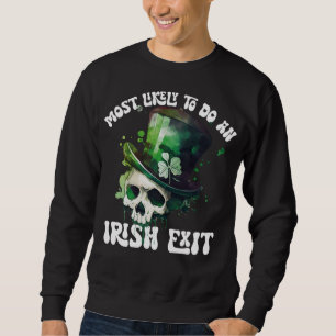 Sudadera Lo Más Probable Es Hacer Un Calavero De Salida Irl