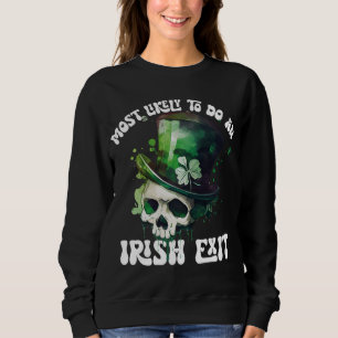 Sudadera Lo Más Probable Es Hacer Un Calavero De Salida Irl