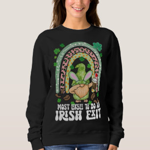 Sudadera Lo Más Probable Es Hacer Un Gnome Irlandés Del Arc