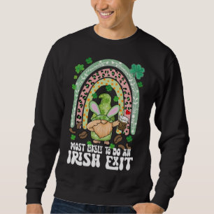 Sudadera Lo Más Probable Es Hacer Un Gnome Irlandés Del Arc