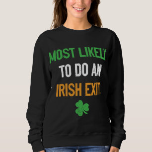 Sudadera Lo Más Probable Es Hacer Un Irlandés Irlandés De S