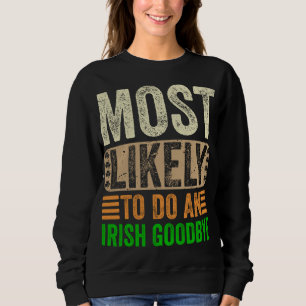 Sudadera Lo Más Probable Es Hacer Un Vintage Irlandés De Ad