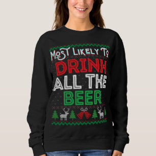 Sudadera Lo Más Probable Es Que Beban Toda La Cerveza Graci