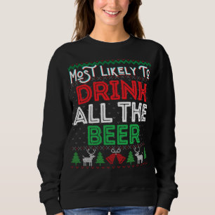 Sudadera Lo Más Probable Es Que Beban Toda La Cerveza Graci