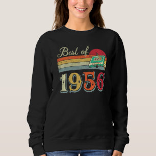 Sudadera Lo mejor de 1956 fresco retro 66º caso de cumpleañ