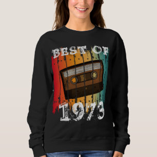 SUDADERA LO MEJOR DE 1973 CINTA DE CASSETTE VINTAGE PERSONA