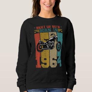 Sudadera Lo Mejor De Los 60 Nacido En 1964 Motocicleta Vint