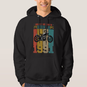 Sudadera Lo Mejor De Los 90 Nacido En 1991 Motocicleta Vint