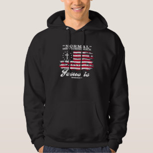 Sudadera Lo normal no volverá pero Jesús sí Apocalipsis 1