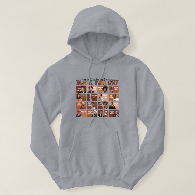 Sudadera Lo que aprendimos de la historia negra (Diseño del anverso)