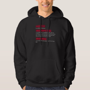 Sudadera Lo que digo es que soy un desarrollador de softwar