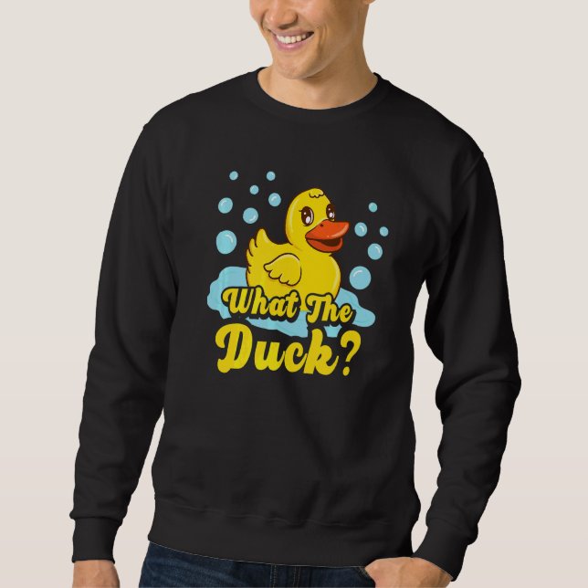 Sudadera Lo que el pato amarillento de goma Ducky Quack (Anverso)