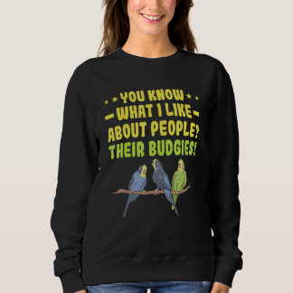 Sudadera Lo que me gusta de la gente  Perico Budgie H