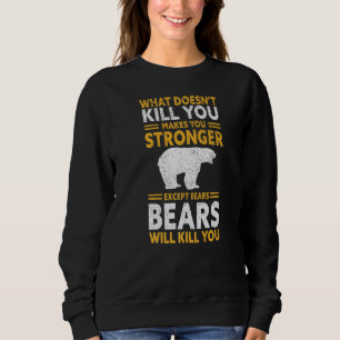 Sudadera Lo que no te mata hace más fuerte la montaña