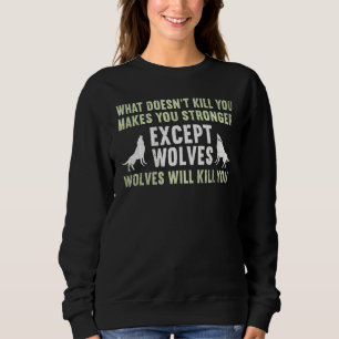 Sudadera Lo que no te mata hace más fuerte la montaña