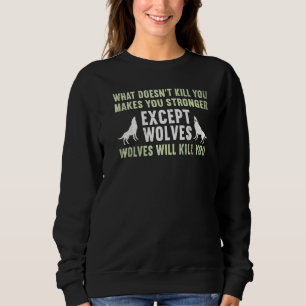 Sudadera Lo que no te mata hace más fuerte la montaña