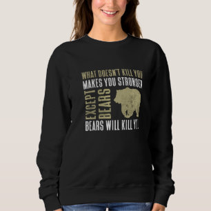 Sudadera Lo que no te mata hace más fuerte la montaña