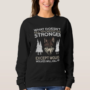 Sudadera Lo que no te mata hace más fuerte la montaña