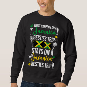 Sudadera Lo Que Pasa En Jamaica Besties Trip Se Queda En Ja