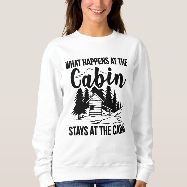 Sudadera lo que pasa en la cabina se queda en la palabra de (Anverso)