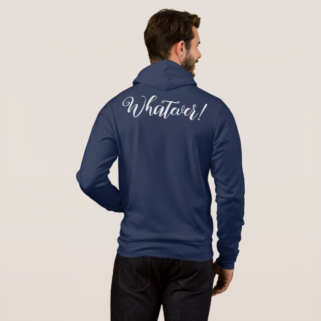 Sudadera ¡Lo que sea! Camiseta (Reverso completo)