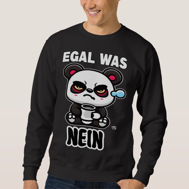 Sudadera lo que sea no Grumpy Panda (Anverso)
