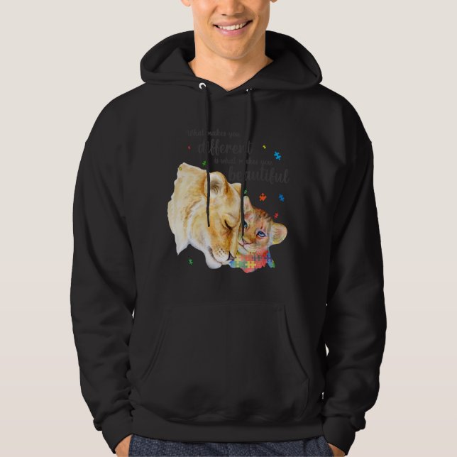 Sudadera Lo Que Te Hace Diferente Es Lo Que Te Hace Beautif (Anverso)