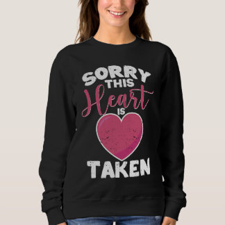 Sudadera Lo siento, este corazón está ocupado Juego de San