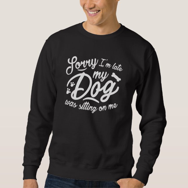 Sudadera Lo siento, llego tarde (Anverso)