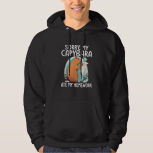 Sudadera Lo siento, mi carpincho se comió mi tarea Divertid