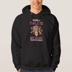 Sudadera Lo Siento Tarde, Mi Cabra Buscaba Cables.