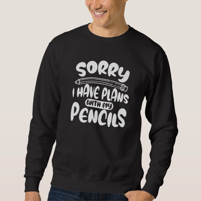 Sudadera Lo siento, tengo planes con mi arquitecto delinean (Anverso)