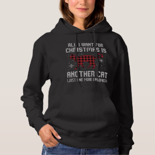 Sudadera Lo Único Que Quiero Para Los Navidades Es Otro Gat
