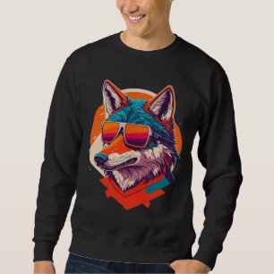 SUDADERA LOBITO ADORABLE CON GAFAS DE SOL.