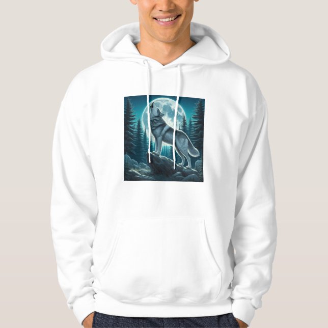 Sudadera Lobo Aullador (Anverso)