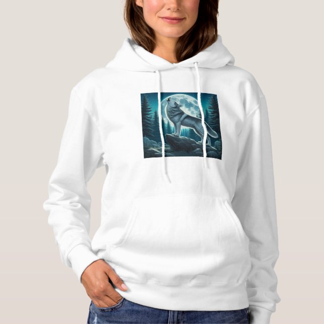 Sudadera Lobo Aullador (Anverso)