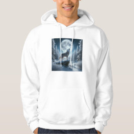 Sudadera Lobo Aullador En Invierno