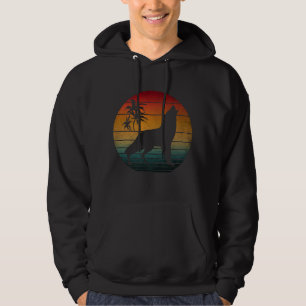 Sudadera lobo aullando vintage