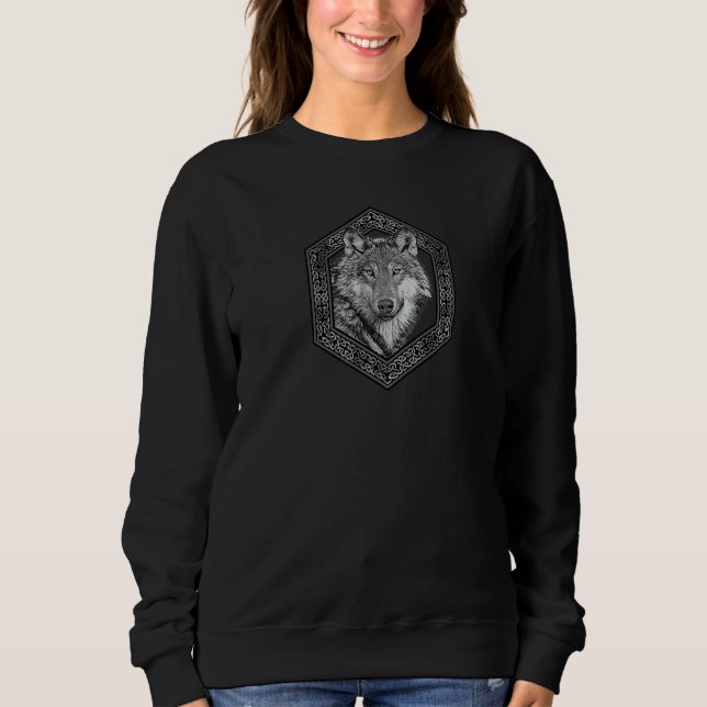 Sudadera Lobo celta (Anverso)