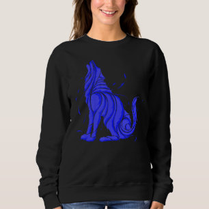 Sudadera Lobo de animales salvajes de la vida salvaje del l