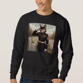 Sudadera Lobo de la Marina saludando