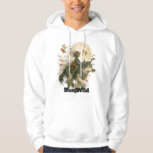 Sudadera Lobo del Bosque a la Luz de la Luna 