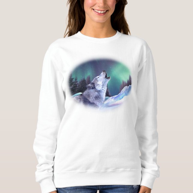 Sudadera Lobo del invierno (Anverso)