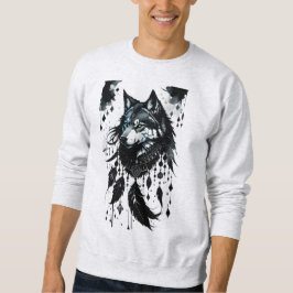 Sudadera lobo, depredador, soñador, amuleto, talismán