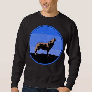 Sudadera Lobo en invierno - Arte de vida silvestre original