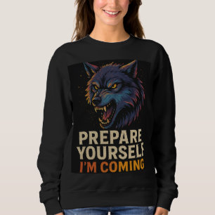 Sudadera Lobo Enojado