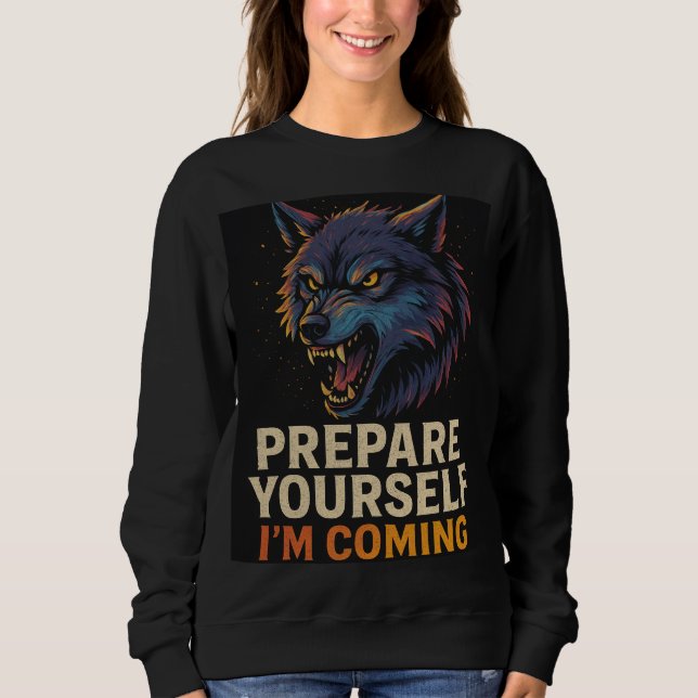 Sudadera Lobo Enojado (Anverso)